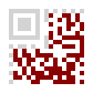 Picture showing the dark data modules of a Micro QR code